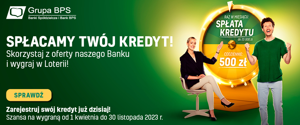 Loteria Spłacamy Twój Kredyt
